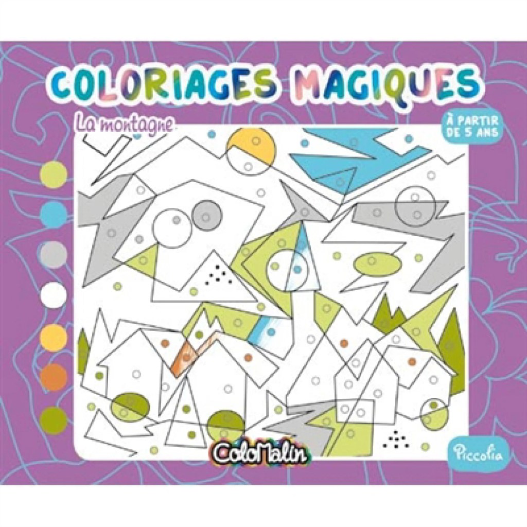 PICCOLIA - Coloriages Magiques - La Montagne