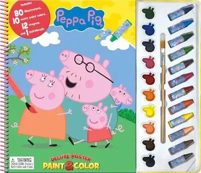 PHIDAL PUBLISHING - Eone Peppa Pig Deluxe Poster Paint & Color