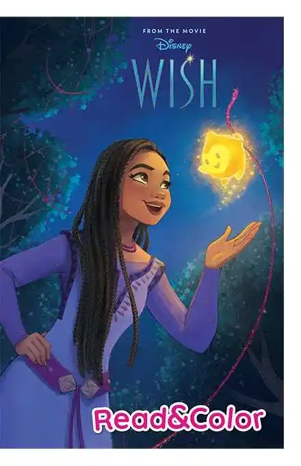 HACHETTE ANTOINE DISNEY - Read & Color - Wish For The Stars - Disney