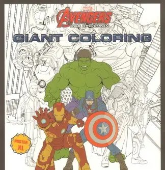 HACHETTE ANTOINE MARVEL - Avengers Age of Ultron My Giant  Coloring Poster XL -