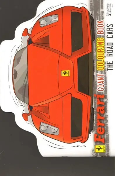 Hachette Antoine Kids - Ferrari Giant Colouring Book Road  Cars -