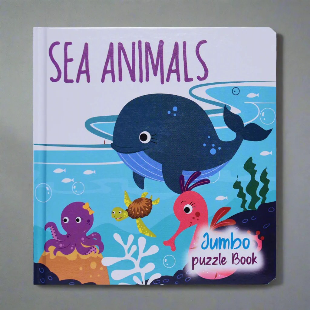 DAM - Jumbo Puzzle Book - Sea Animals