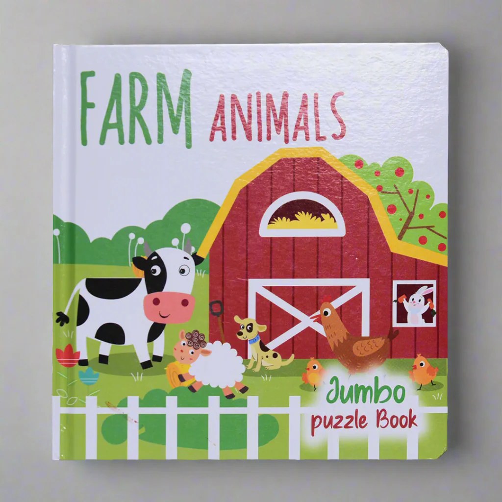 DAM - Jumbo Puzzle Book - Farm Animals