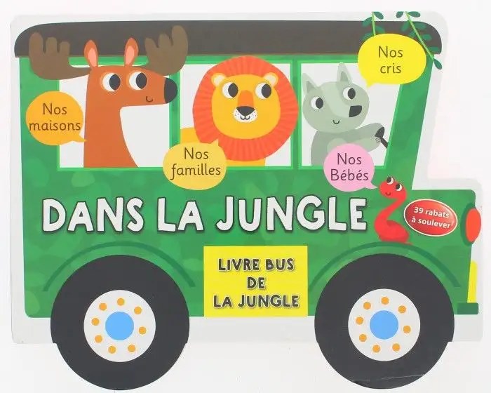 DAM - Livre Bus De La Jungle - Dans La Jungle