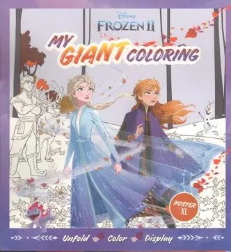 HACHETTE ANTOINE KIDS - Frozen 2 Giant Coloring