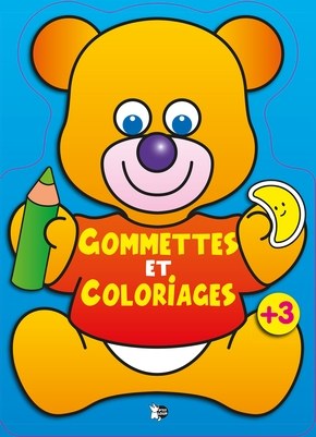 P'TIT LOUP - Commettes Et Coloriages - Bleu
