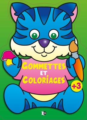 P'TIT LOUP - Commettes Et Coloriages - Verte
