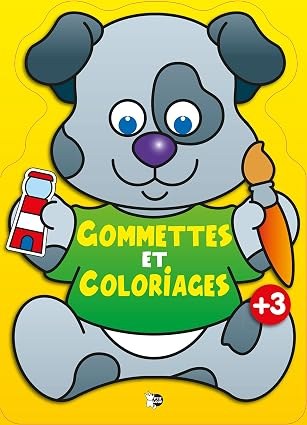 P'TIT LOUP - Commettes Et Coloriages - Jaune