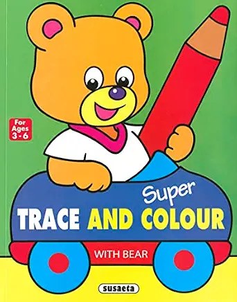 IGLOO BOOKS - Super Trace And Colour With Bear
