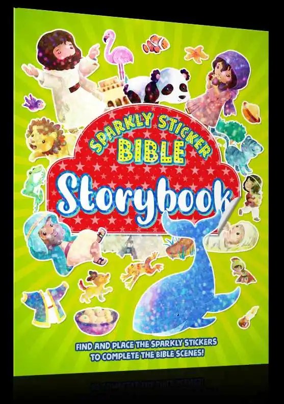BIBLE SOCIETY - Sparkly Sticker Bible Storybook