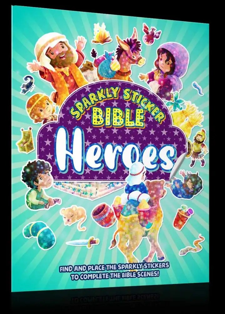 BIBLE SOCIETY - Sparkly Sticker Bible Heroes