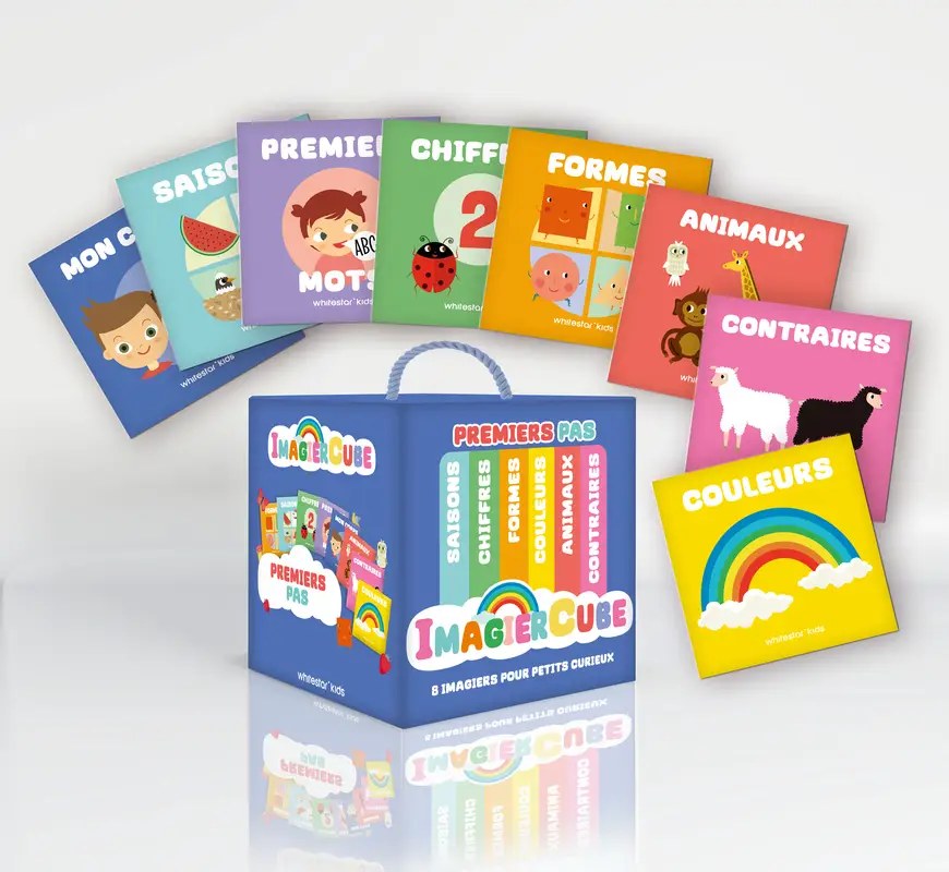 White Star Kids - Premiers pas - Imagier cube - Collectif