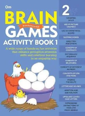 OM Book Service - Brain Games for Kids - Brain Games Activity Book Level 2 - Book-1