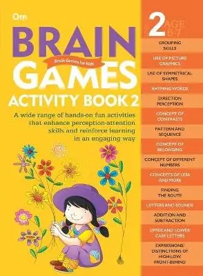 OM Book Service - Brain Games for Kids - Brain Games Activity Book Level 2 - Book-2