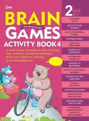 OM Book Service - Brain Games for Kids - Brain Games Activity Book Level 2 - Book-4