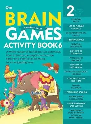 OM Book Service - Brain Games for Kids - Brain Games Activity Book Level 2 - Book-6