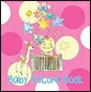 OM Books International - Baby Record Books Pink book - Om Books In House Team