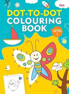 OM Books International - Dot-To-Dot Colouring Level 1 -