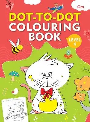 OM Books International - Dot-To-Dot Colouring Level 4 -