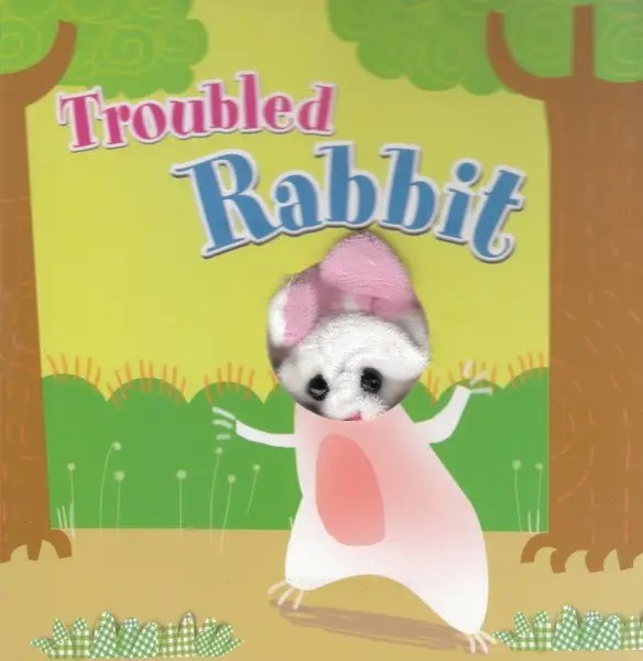 DAM - Finger Puppet Book - Troubled Rabbit