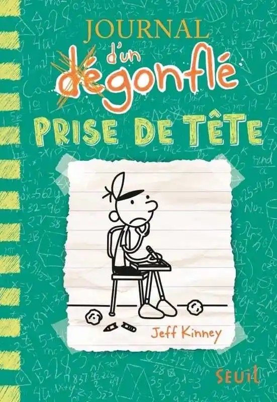 SEUIL JEUNESSE - Journal d'un degonfle - Tome 18 - Prise de tete - Jeff Kinney + Natalie Zimmermann