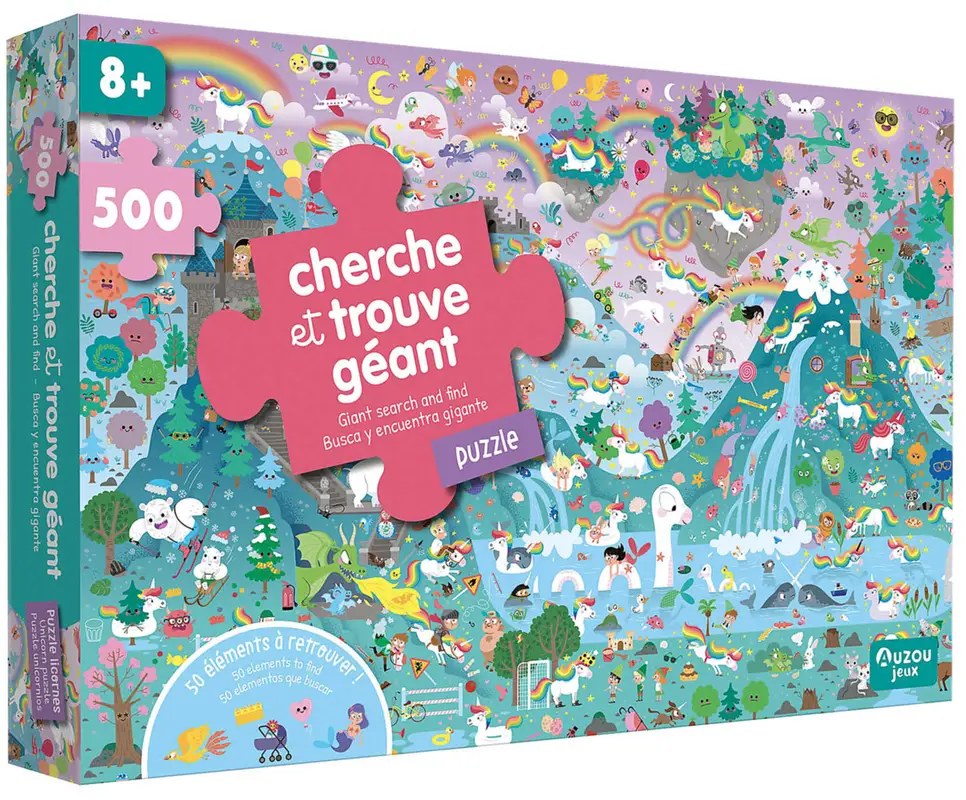 PHILIPPE AUZOU - Cherche et trouve geant -Puzzle