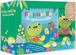 PHILIPPE AUZOU - Mon premier livre de bain - Fripouille la grenouille (valisette carton) - MARTINEZ