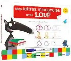 PHILIPPE AUZOU - Livre ardoise loup - Les lettres minuscules