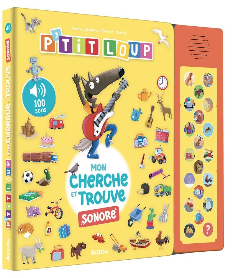 PHILIPPE AUZOU - P'tit loup - mon cherche et trouve sonore