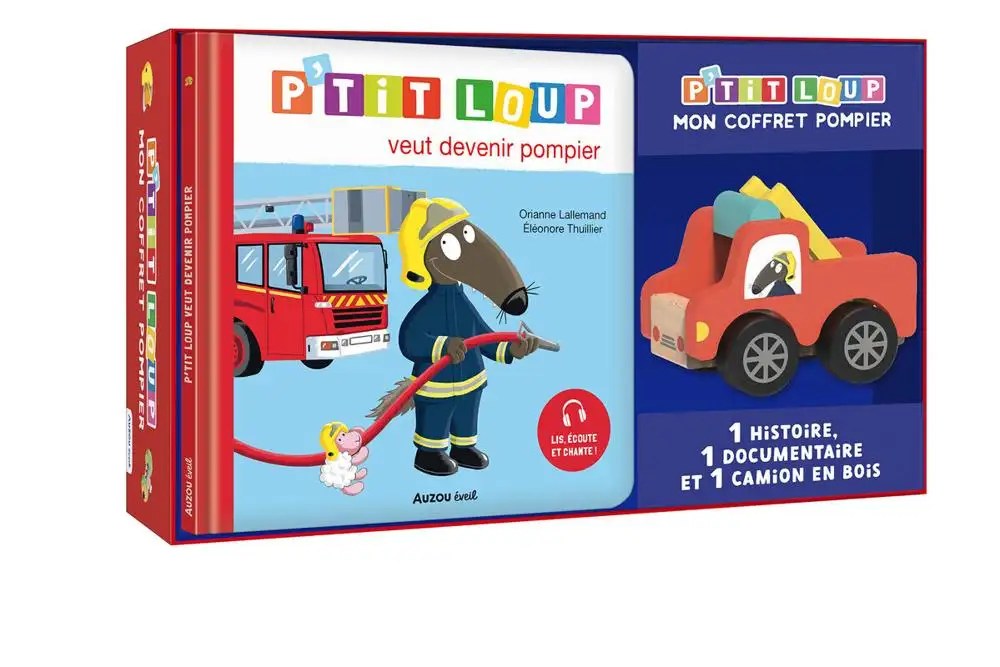 PHILIPPE AUZOU - P'tit loup - A la decouverte des pompiers