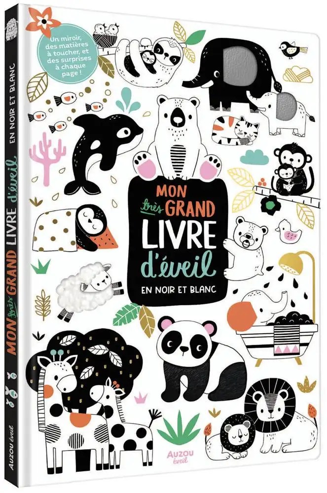 PHILIPPE AUZOU - Mon Tres Grand Livre D'eveil en noir et blanc